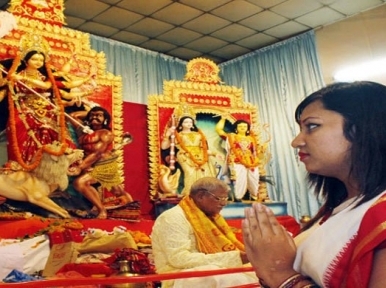 Durga Puja starts in Bangladesh
